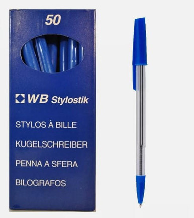 Ballpoint Pen Medium Blue - Ballpoint Pens - Office Supplies