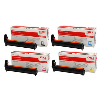 OKI 440640 (BK/C/M/Y) Original Black & Colour Drum Unit Multipack - Oki MC Series Toner Cartridges - Oki MC851dn Toner Cartridges