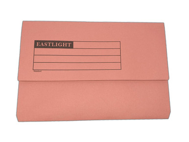 Half Flap Document Wallet Pack of 50 - Pink - Office Supplies - Document Storage