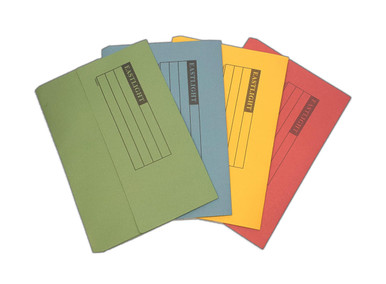 Half Flap Document Wallet Pack of 50 - Assorted - Office Supplies - Document Storage