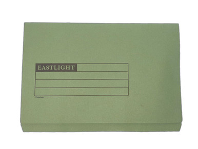 Full Flap Document Wallet Pack of 50 - Green - Document Wallets - Filing Supplies