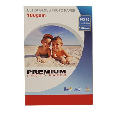 Premium Photo Paper Ultra Gloss 180GSM (5X7) X50 - Photo Printing - Water Resistant
