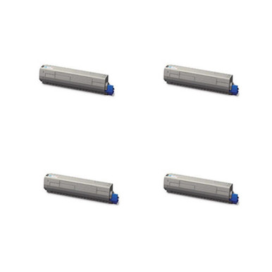 Original Oki 4 Colour Toner Cartridge Pack (45862837, 45862838, 45862839, 45862840) - Oki MC Series Toner Cartridges - Oki MC853dn Toner Cartridges