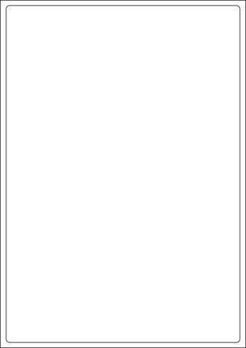 ValueX Multipurp lbls 199.6x289.1mm100Lb - Labels - Multipurpose