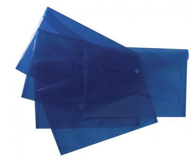 ValueX Stud Wallet A4 Plus Blue Single - Plastic - Document