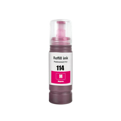 Compatible Epson 114 Magenta EcoTank Ink Bottle 70ml - C13T07B340 - Epson EcoTank Series Ink Cartridges - Magenta Ink