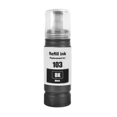 Compatible Epson 103 Black EcoTank 65ml (C13T00S14A) - Epson EcoTank Series Ink Cartridges - Epson EcoTank L1110 Ink Cartridges