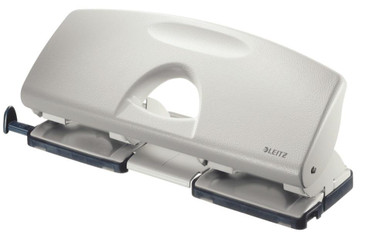 Leitz Double Hole Punch 2.5mm Grey - Hole Punches - Double Hole Punch