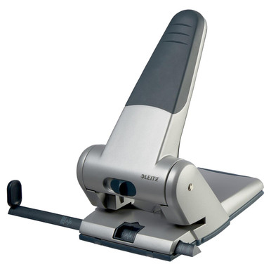 Leitz HD 2 Hole Punch Silver 65sh - Hole Punches - Heavy Duty Punches