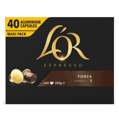 LOR Forza Coffee Pods PK40 - Espresso Capsules - Coffee Capsules