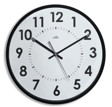 Orium by CEP Silent Wall Clock WH/BK - Wall Clocks - Quartz Clocks