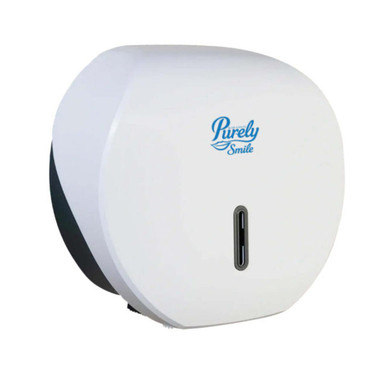Purely Mini Jumbo Toilet Roll Dispnsr WT - Mini Jumbo Dispensers - Toilet Roll Holder