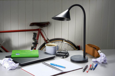 Unilux Sol LED Desk Lamp Black - Desk Lamps - LED Lamps