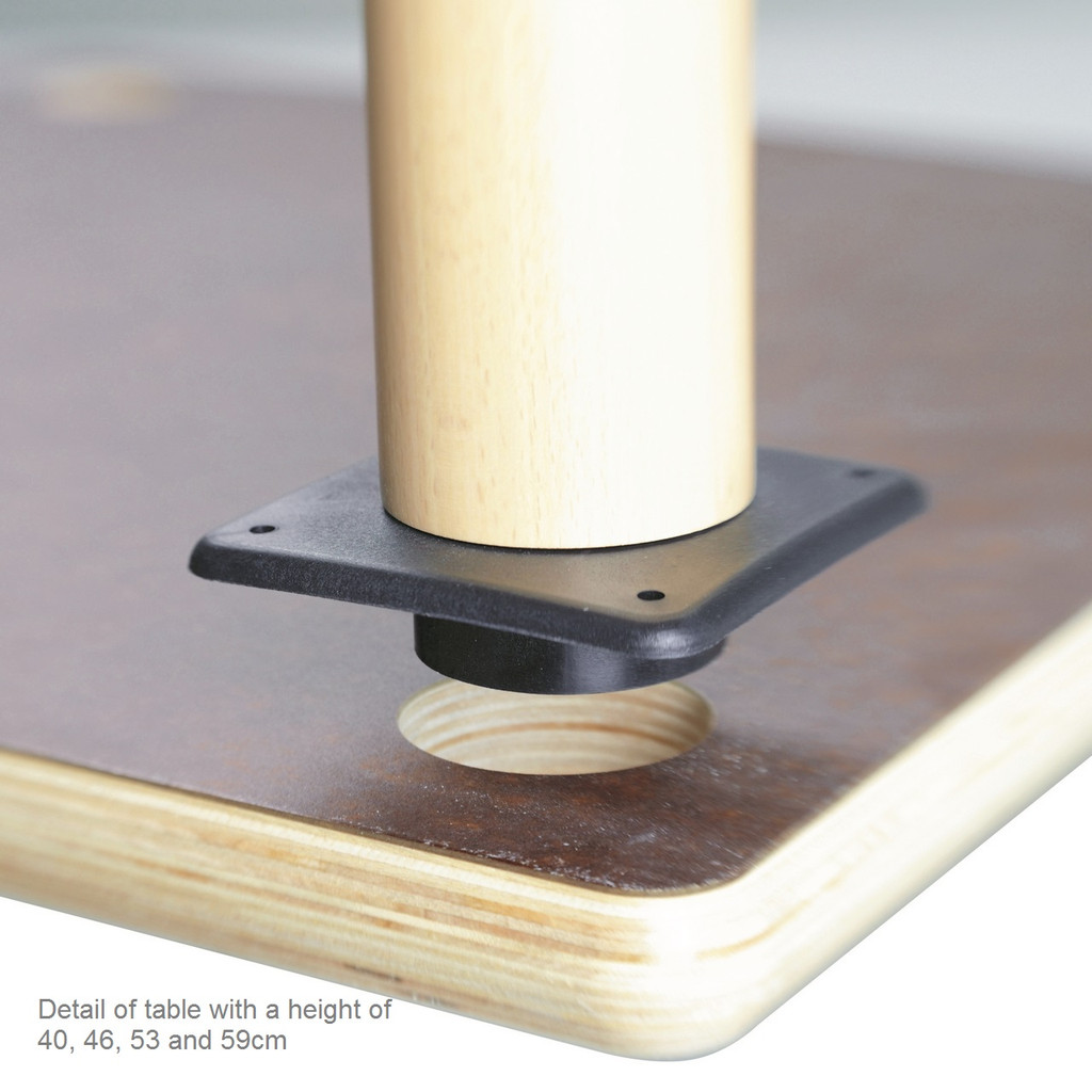 Square Table 64W x 64D (cm) - Multiple Heights Available