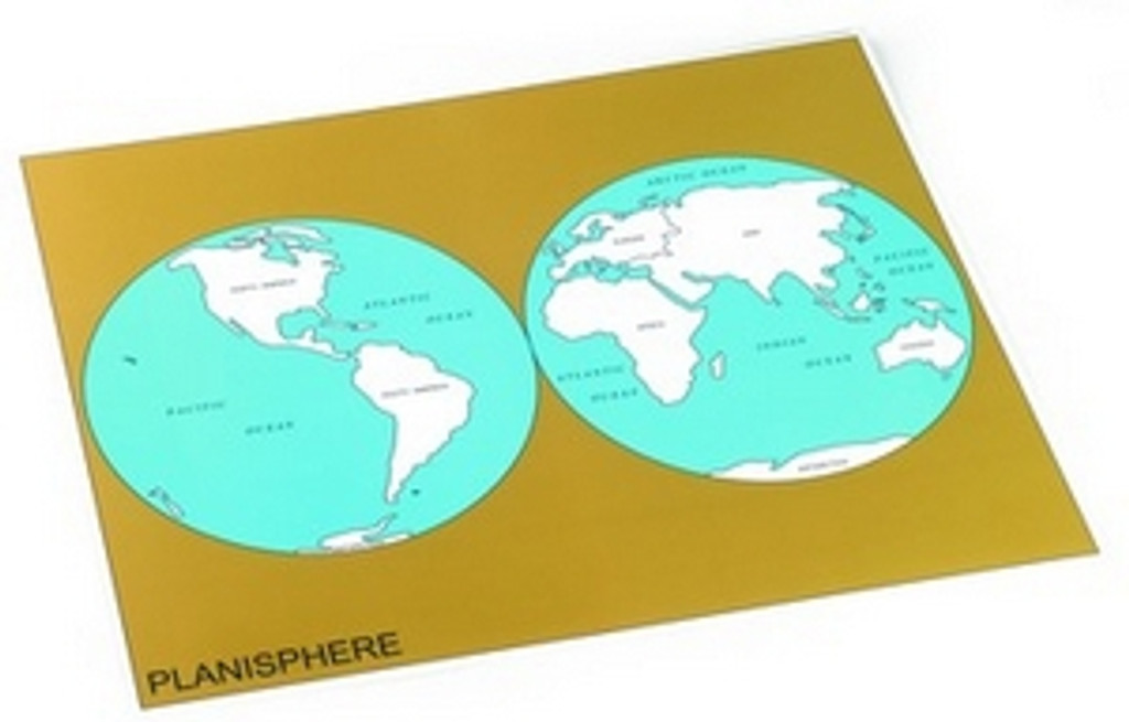 Control chart of the world, continents