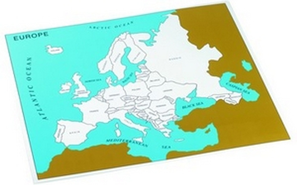 Control map of Europe, countries