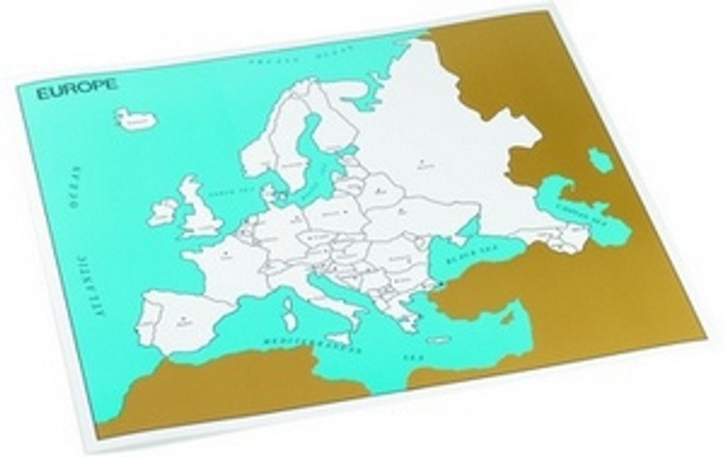 Control map of Europe, capitals