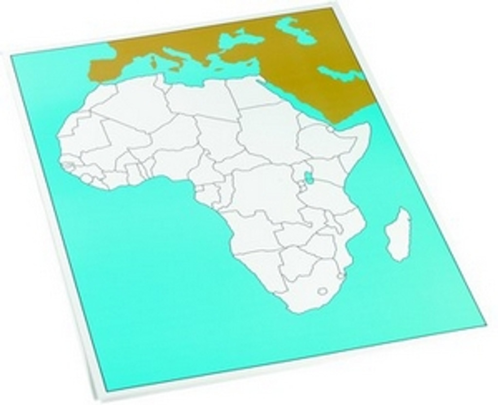 Control chart of Africa, unlabeled