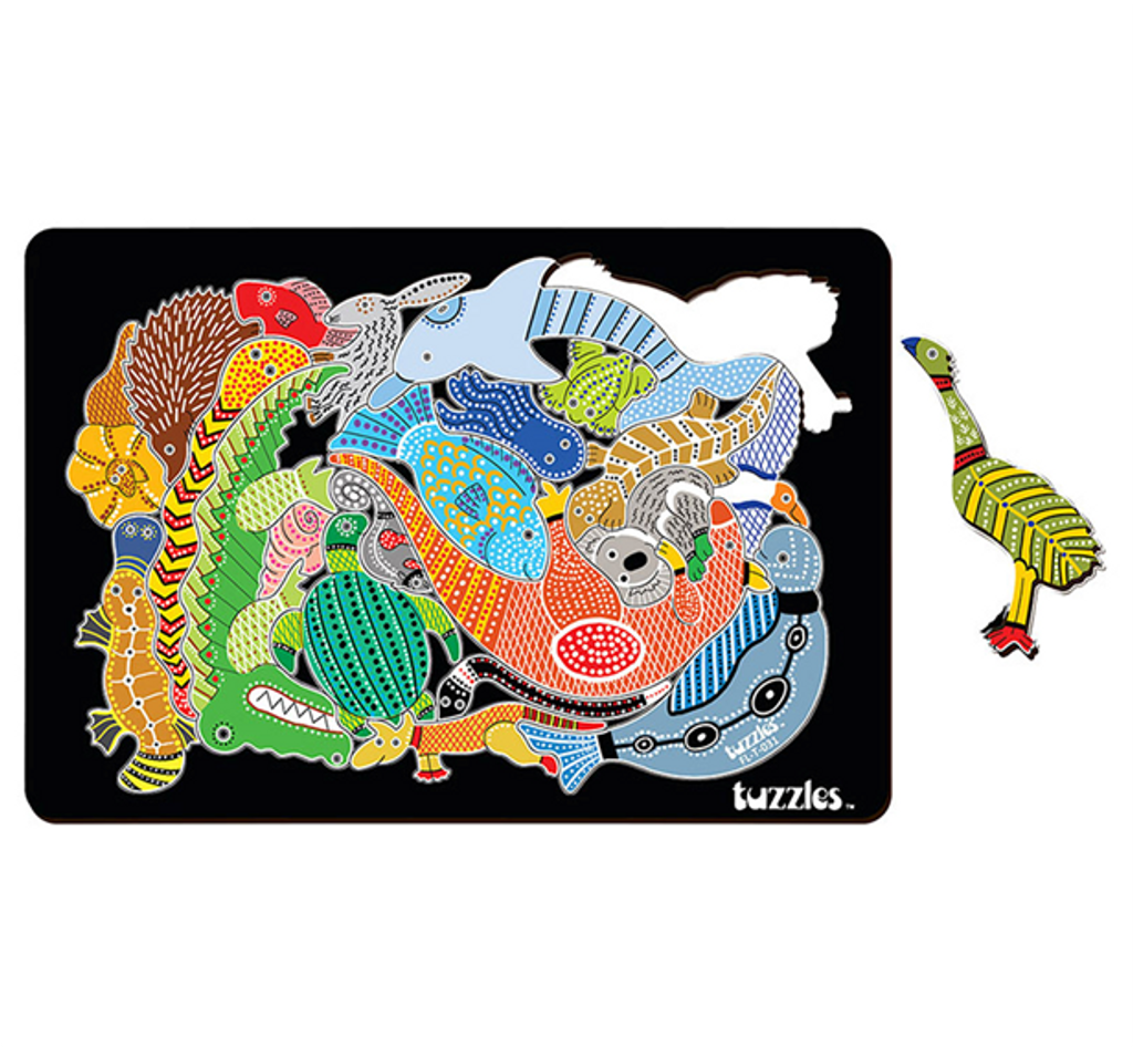 Aboriginal Art Mosaic Floor Puzzle