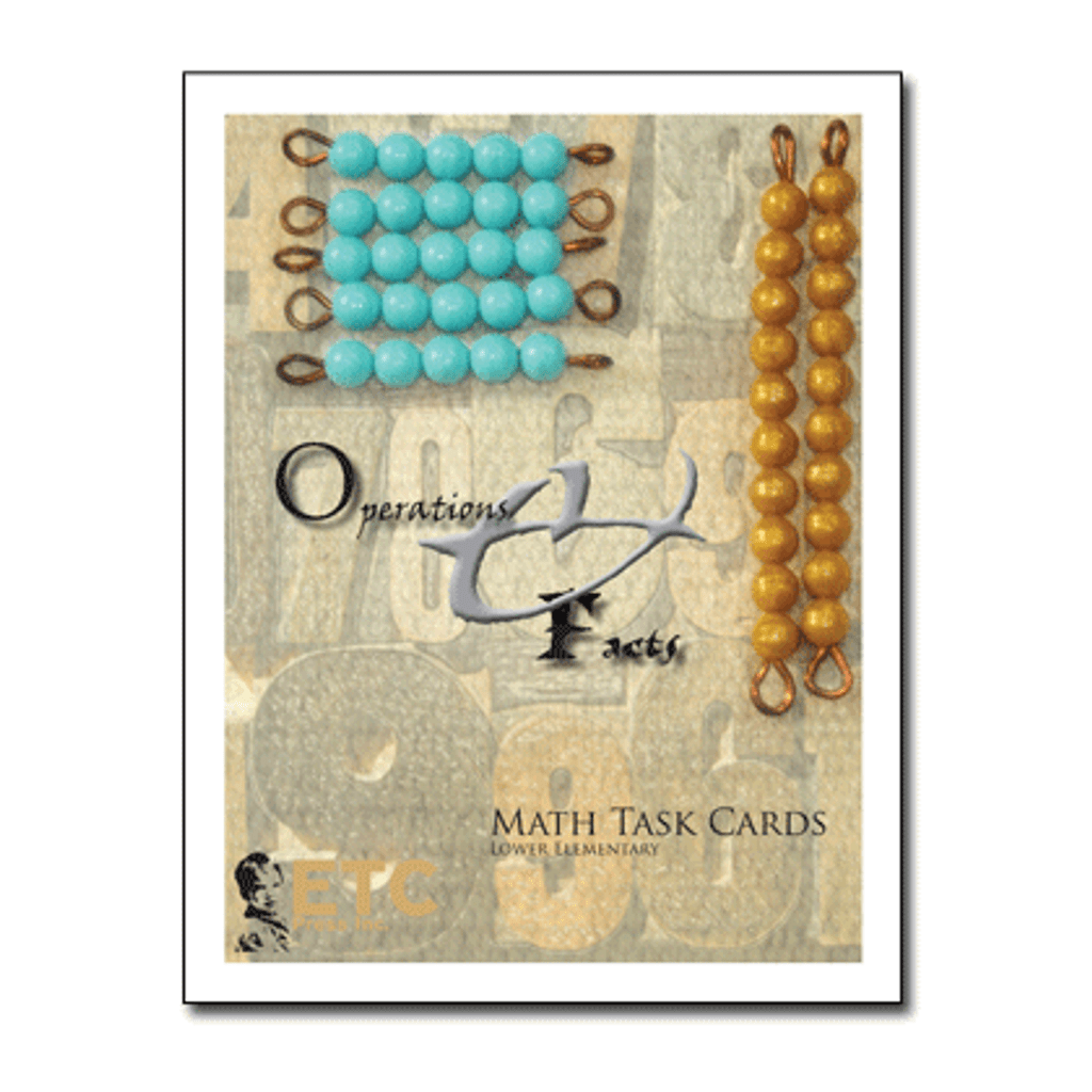 Complete Set of Lower El math task cards, cut and all printed on PVC