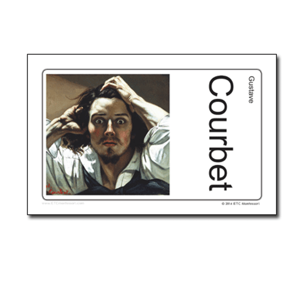Art study Gustav Courbet 12 cards 22x14cm