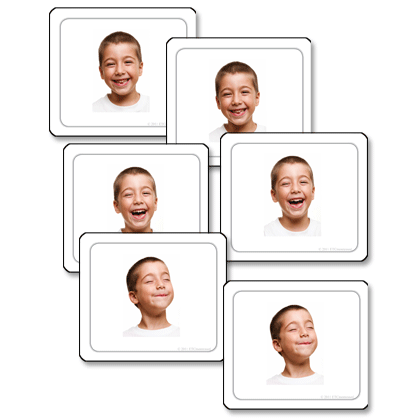 Restriction Visual Expression Facial Expression - Visual Discrimination Cards - Think Education Supplies
