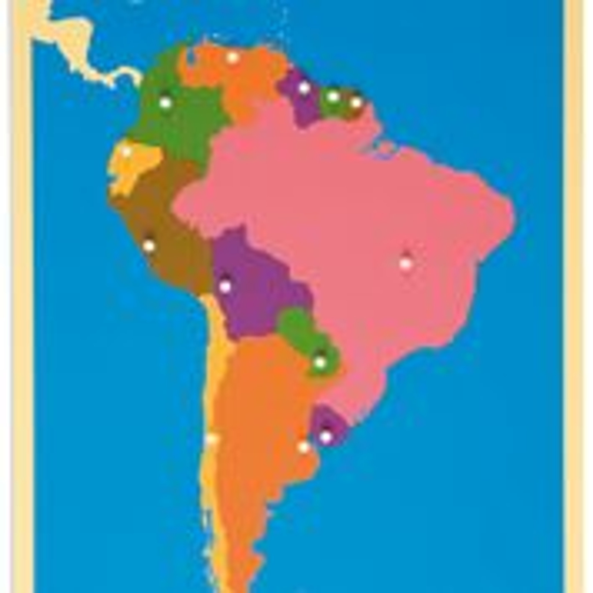Puzzle Map South America (Nienhis)