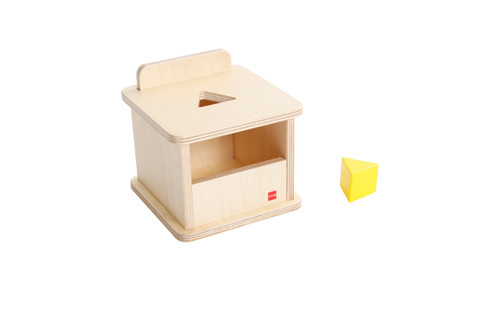 Imbucare box with triangular prism