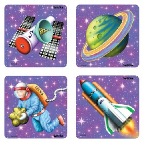 Space and Beyond set of 4 wooden raised puzzles