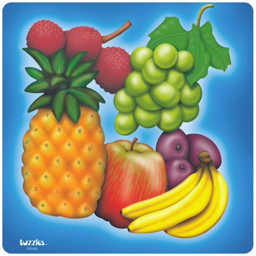 Fruits Raised Puzzle, 24 pieces