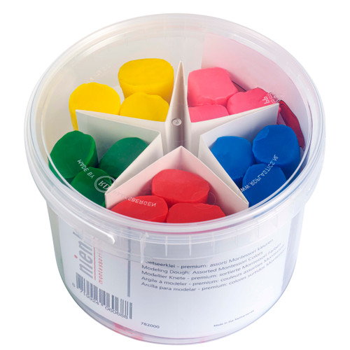 Modeling Dough: Assorted Montessori Colors