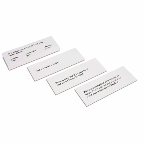 Land And Water Forms: Command Cards