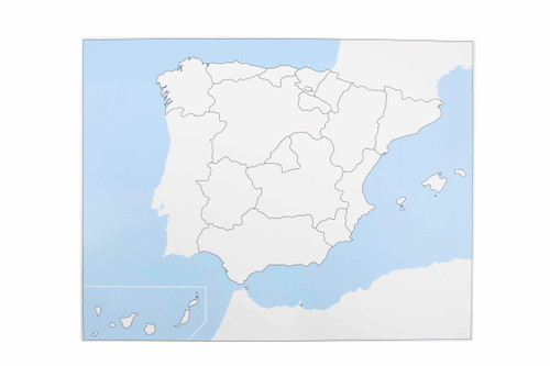 Spain Control Map: Unlabeled Spain Control Map: Unlabeled