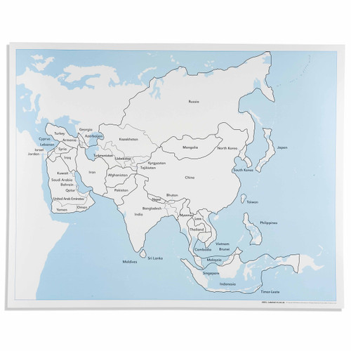 Asia Control Map: Labeled Asia Control Map: Labeled