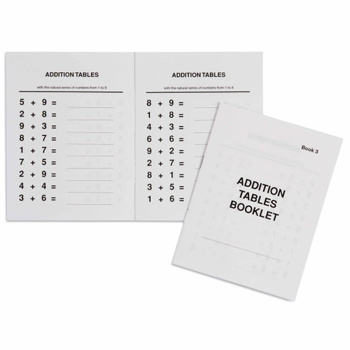 Addition Tables Booklet: 3 Addition Tables Booklet: 3