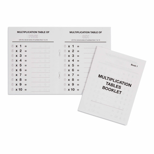 Multiplication Tables Booklet: 1 Multiplication Tables Booklet: 1