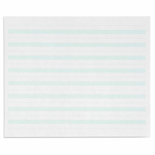 Writing Paper: Green Lines - 7 X 8.5 In (500)