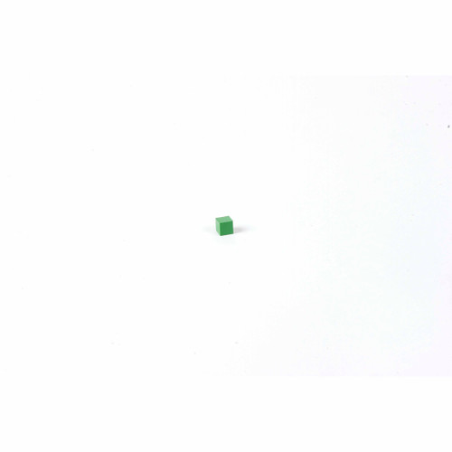 Geometric Hierarchy Of Number: Green Cube 5 Mm