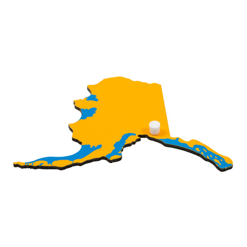 Puzzle Piece Of North America: Alaska