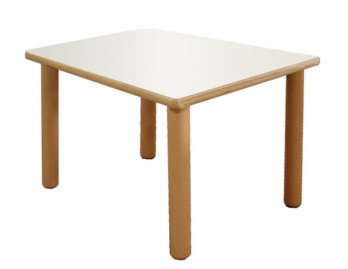 Square wooden table 60x60 cm 76cm wooden legs
