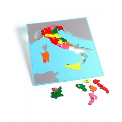 Puzzle Map of Italy