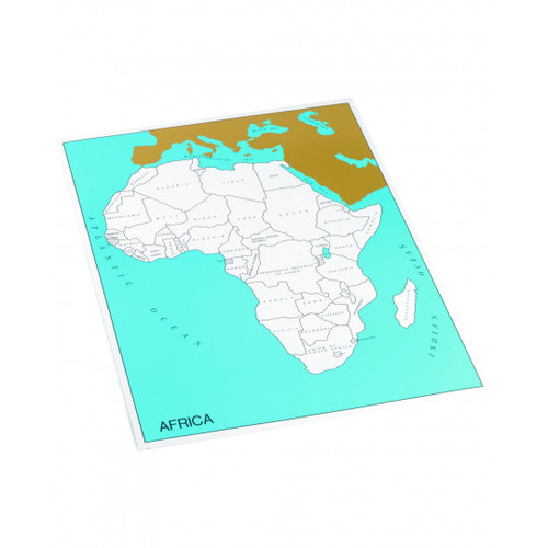 Control Map of Africa labelled