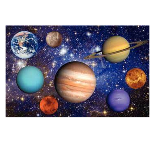 Planets Floor Puzzle Set of 8 - with Mat