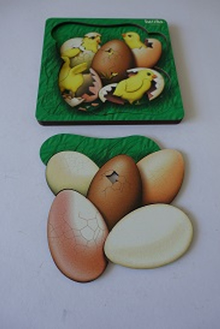 Chicken and Egg Double Layer Puzzle 22pieces