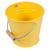 Small Metal Bucket: Yellow