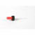 Tasting Exercise: Dropper With Screw Cap - Black / Red