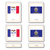 Flags of North America - 3 Part Cards