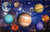 Planets Floor Puzzle Set of 8 - with Mat