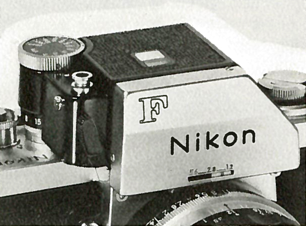 Nikon F Photomic FTn 'center weighted' meter prism finder for thru-the-lens exposure control