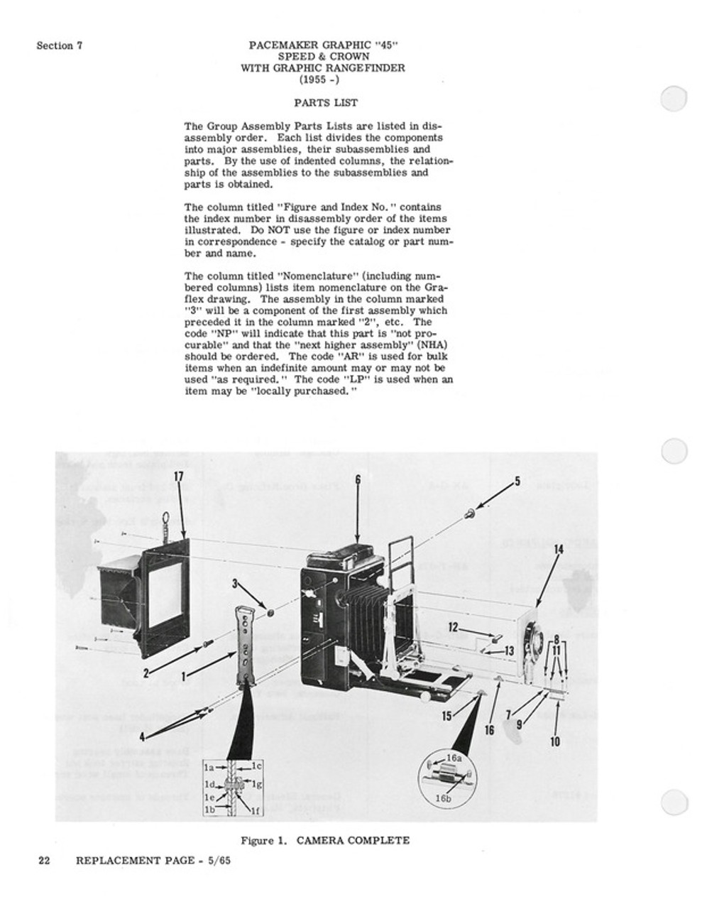 SECTION 7 - "45" Pacemaker Speed & Crown Graphic Cameras with Graphic Rangefinder- Free Download